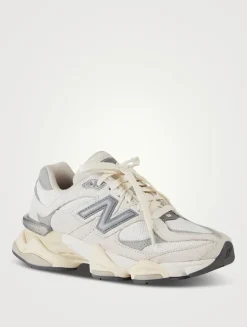 9060 Leather And Mesh Sneakers