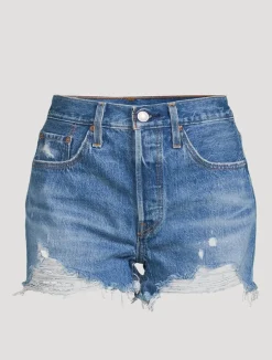 501 Original High-Rise Denim Shorts