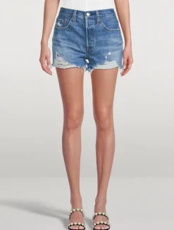 501 Original High-Rise Denim Shorts
