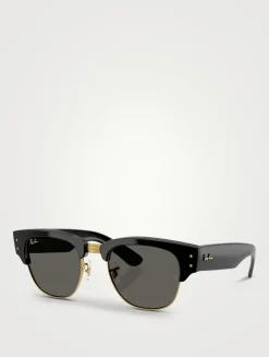 A$AP ROCKY Blacked Out Collection 0RB0316S Mega Clubmaster Square Sunglasses