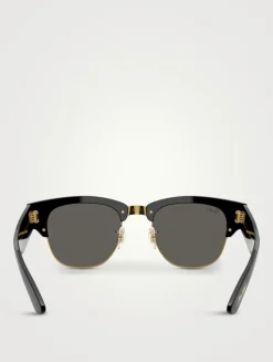 A$AP ROCKY Blacked Out Collection 0RB0316S Mega Clubmaster Square Sunglasses