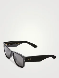 A$AP ROCKY Blacked Out Collection 0RB0840SF Mega Wayfarer Square Sunglasses