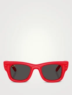 A$AP ROCKY 0RB4940 Wayfarer Puffer Square Sunglasses