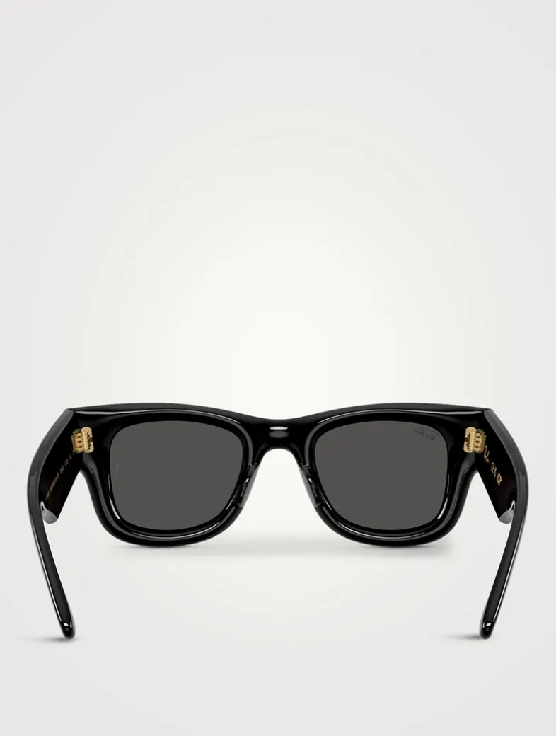 A$AP ROCKY 0RB4940 Wayfarer Puffer Square Sunglasses