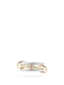 Acacia MX 18K Gold And Sterling Silver Stacked Ring
