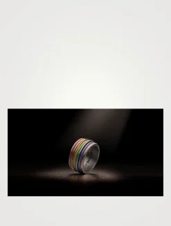 Acies Special Edition Recycled Silver Pride Ring
