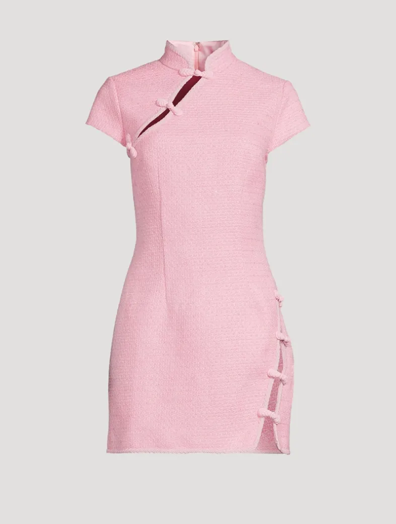 Ada Sequin Tweed Mini Dress