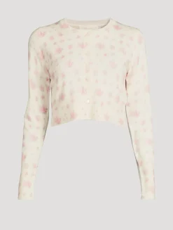 Adeanne Wool Sweater In Floral Print