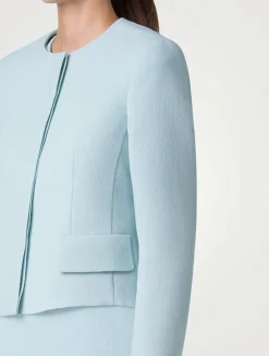 Adriana Wool Crêpe Double-Face Jacket