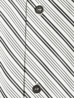 A-Line Shirt In Double Stripe Print