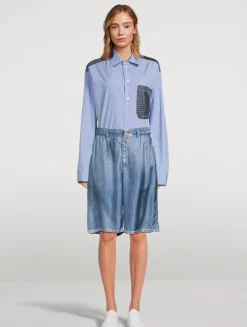 ALOE Trompe L'œil Silk Shorts