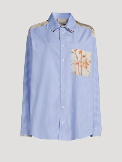 ALOTHO Shirt In Stripe Print