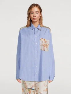 ALOTHO Shirt In Stripe Print