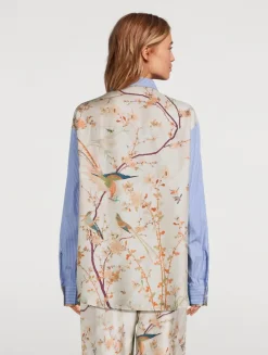 ALOTHO Shirt In Stripe Print