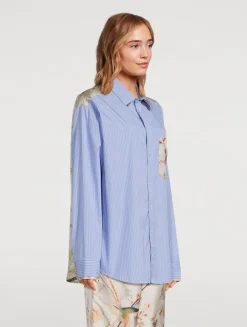 ALOTHO Shirt In Stripe Print