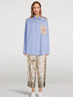 ALOTHO Shirt In Stripe Print