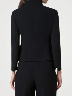 Amber Wool Crêpe Double-Face Jacket