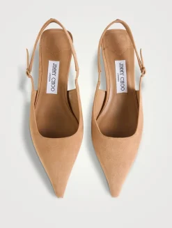 Amel Suede Slingback Pumps
