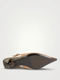 Amel Suede Slingback Pumps