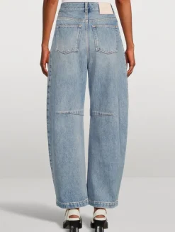 Anagram Barrel-Leg Jeans