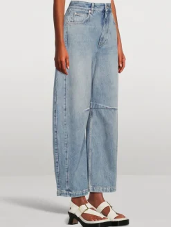 Anagram Barrel-Leg Jeans
