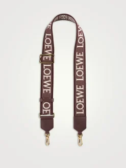Anagram Jacquard Canvas Strap