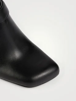 Andrea Leather Mules