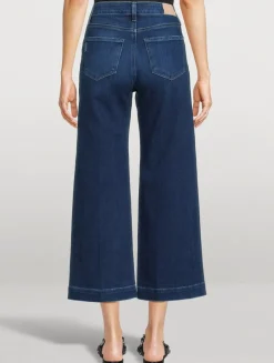 Anessa High-Waisted Wide Ankle Jeans