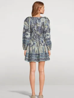 Anika Printed Mini Dress