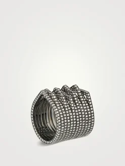 Antifer Gold Ring With Diamonds