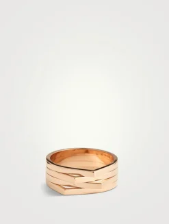Antifer 18K Gold Four-Row Ring