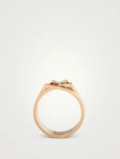 Antifer 18K Gold Four-Row Ring