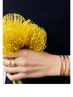 Antifer 18K Rose Gold 10-Row Ring With Diamonds