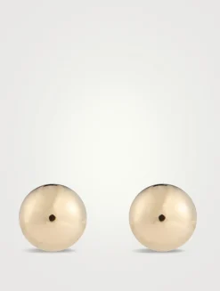 Anzie X Mel Soldera 14K Gold Ball Stud Earrings