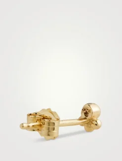 Anzie x Mel Soldera Phanie 14K Gold Diamond Stud Earring