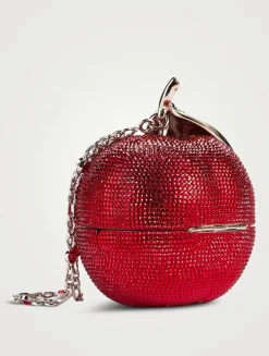 Apple Sweetie Crystal Clutch