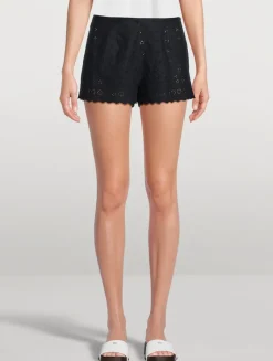 Arbre Embroidered Shorts