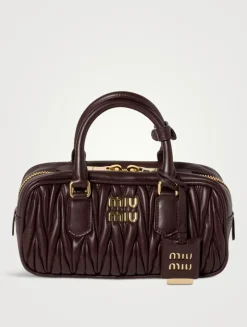 Arcadie Matelassé Nappa Leather Bag