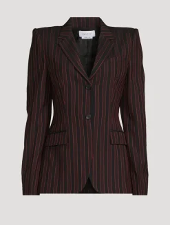 Archive Stripe Wool Blazer
