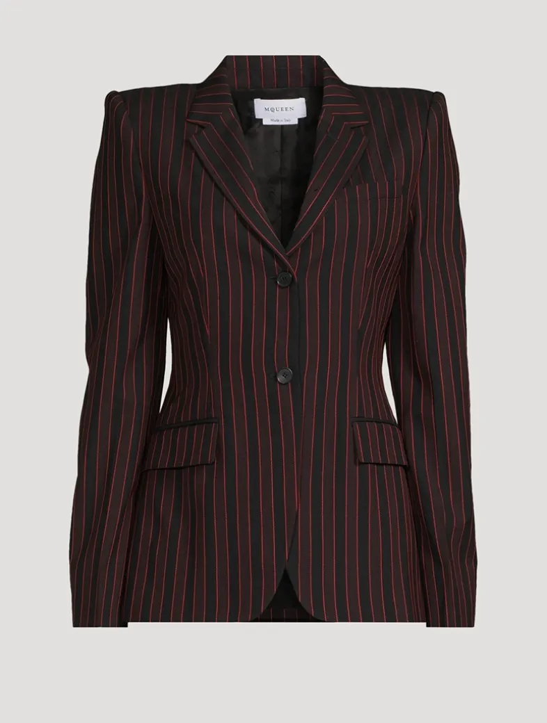 Archive Stripe Wool Blazer