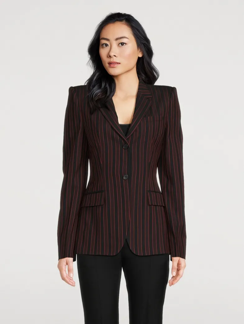 Archive Stripe Wool Blazer