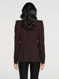 Archive Stripe Wool Blazer