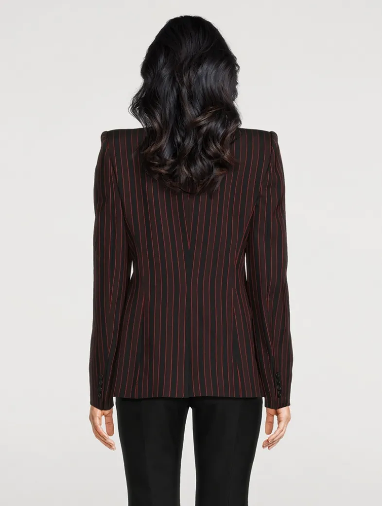 Archive Stripe Wool Blazer