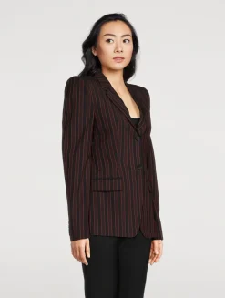 Archive Stripe Wool Blazer