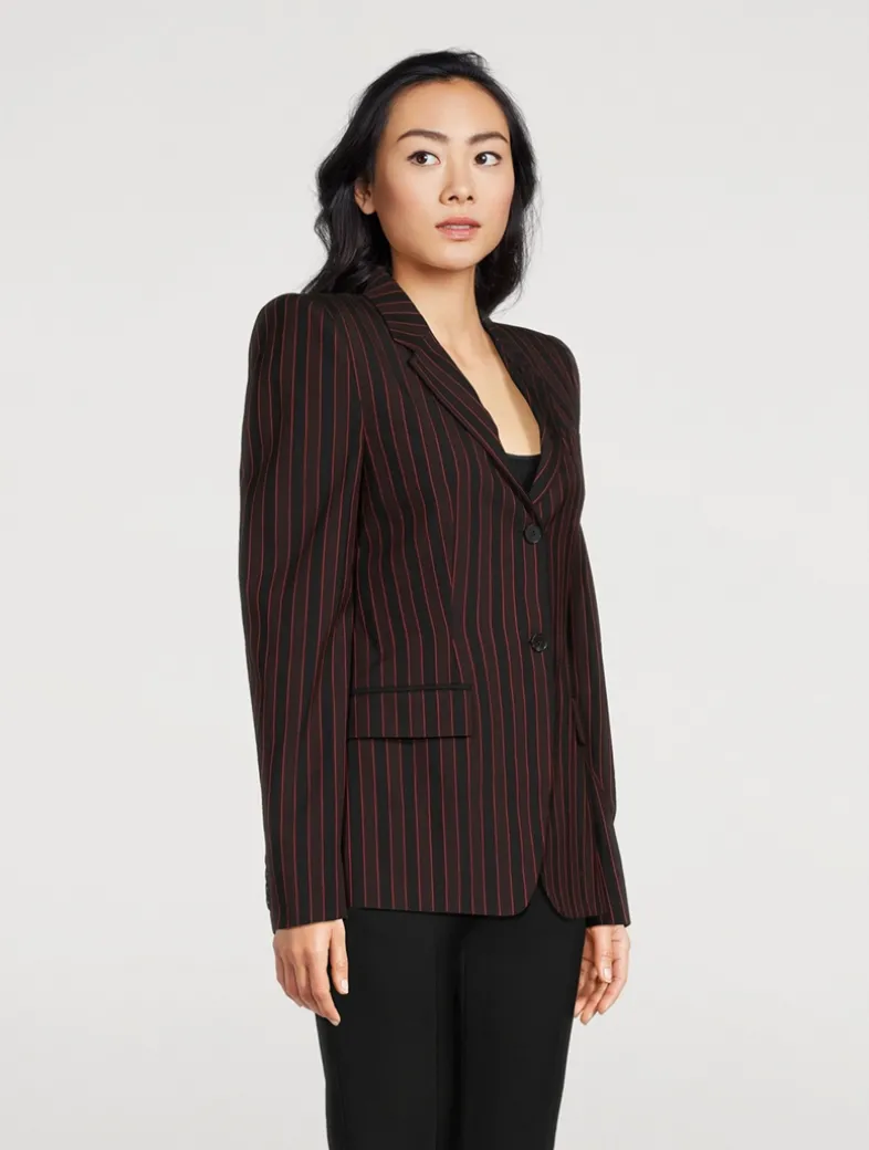Archive Stripe Wool Blazer