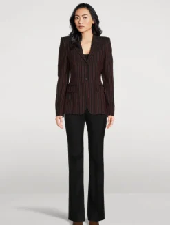 Archive Stripe Wool Blazer