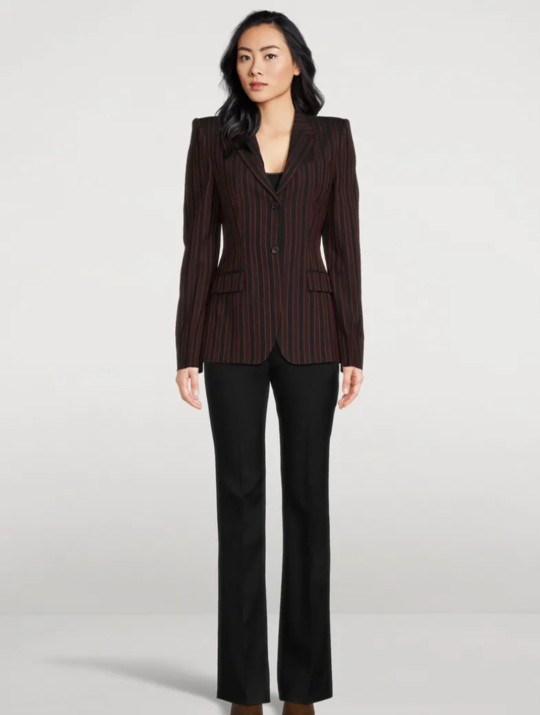 Archive Stripe Wool Blazer