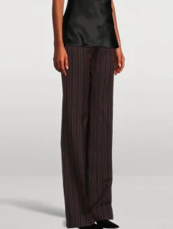 Archive Stripe Wool Trousers