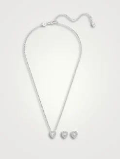 Ariana Grande x Swarovski Crystal Necklace And Earrings Set