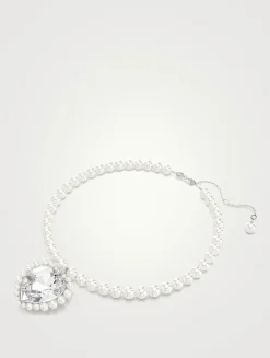 Ariana Grande x Swarovski Crystal Pearl Heart Necklace